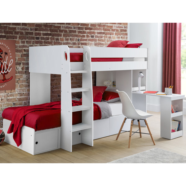 Cabin bed deals with futon